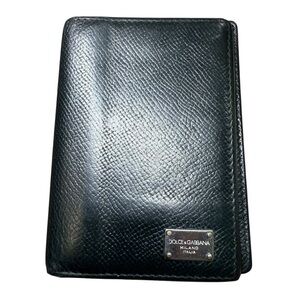 Men’s Dolce & Gabbana Black Leather Bi-fold Wallet/Card holder.